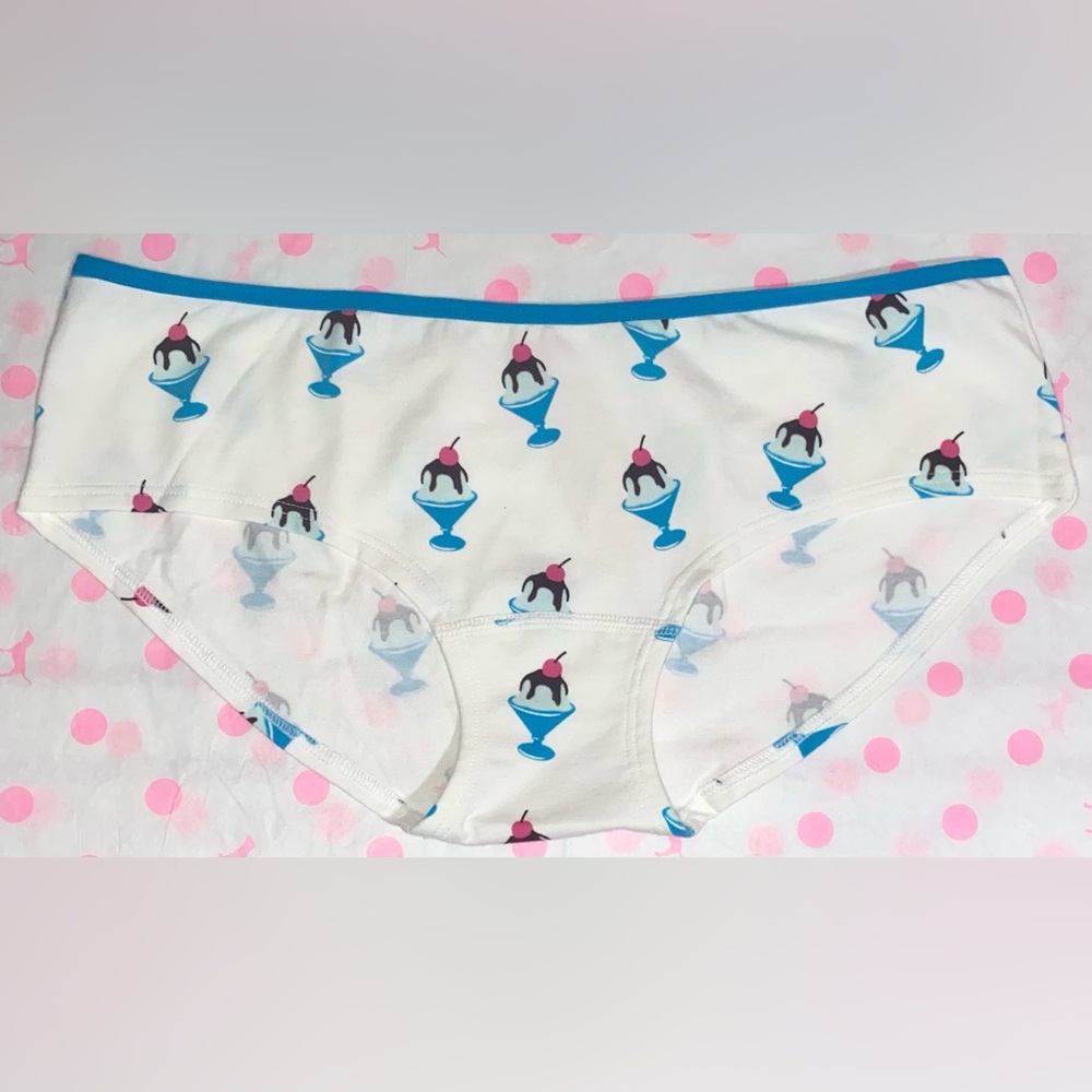 New Vintage Victoria's Secret PINK Hipster Panty Y2K pink panties ice cream